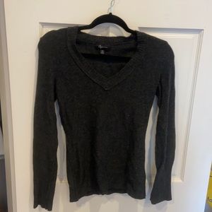 Aqua Cashmere Charcoal Grey Sweater